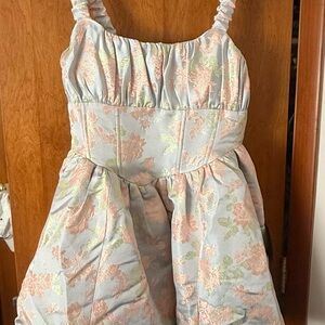 Lulu's Pastel Floral Dress